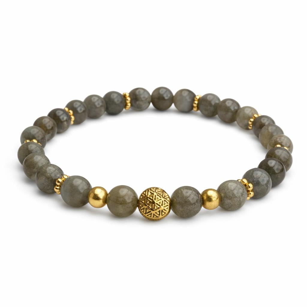 Bracelet - Trou de fer - Labradorite