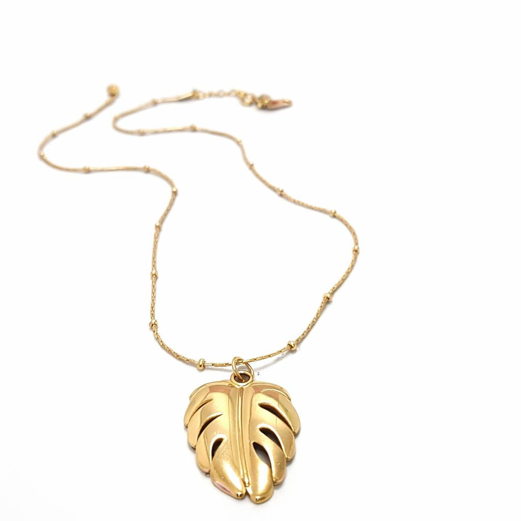 Collier - monstera