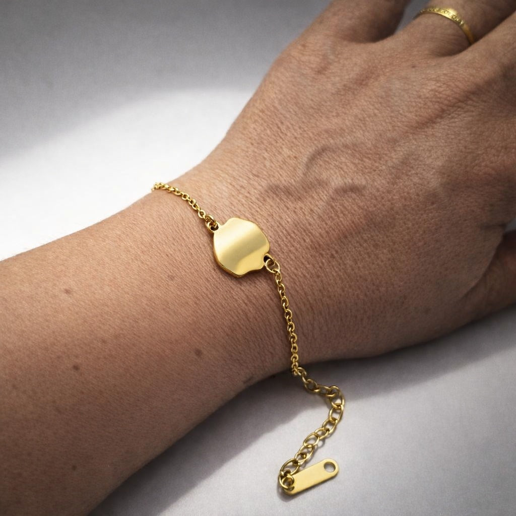 Bracelet carte de l'île de la réunion