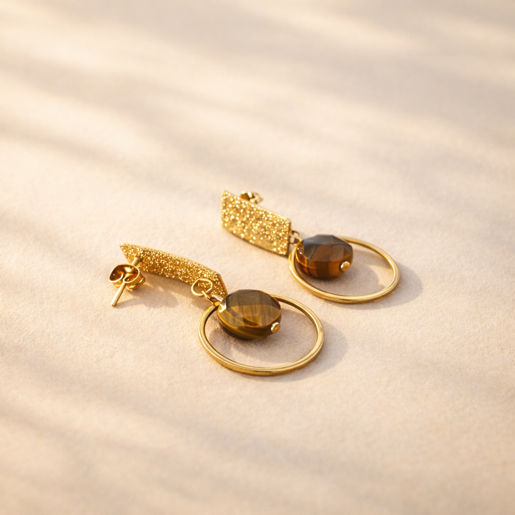 ZARLOR – Boucle d'oreille Brume - Lagon sacré