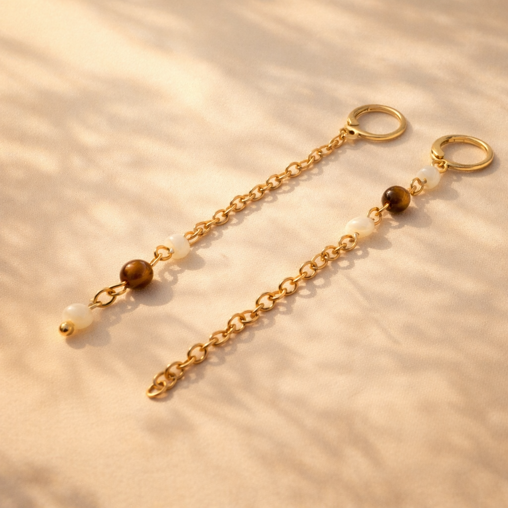 ZARLOR – Boucle d'oreille Marée - Lagon sacré