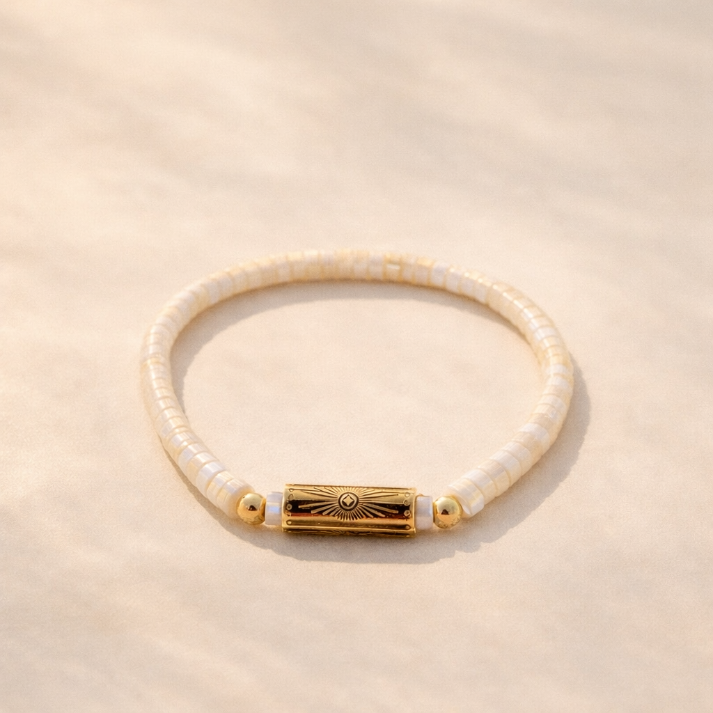 ZARLOR – Bracelet écume - Lagon sacré
