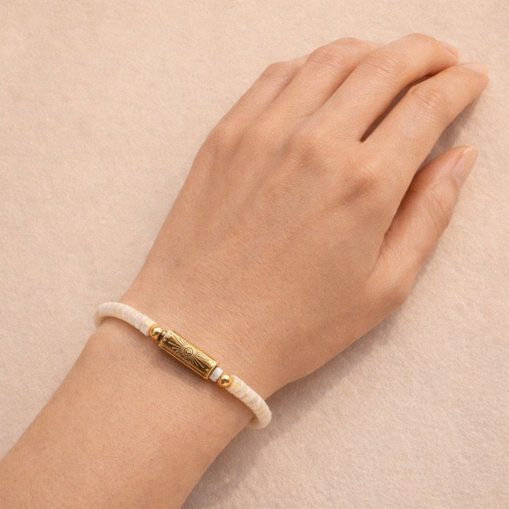ZARLOR – Bracelet écume - Lagon sacré