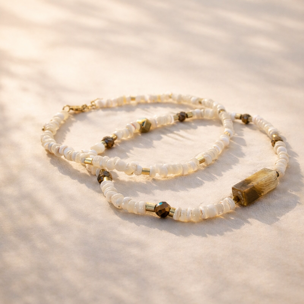ZARLOR – Bracelet duo rivage - Lagon sacré