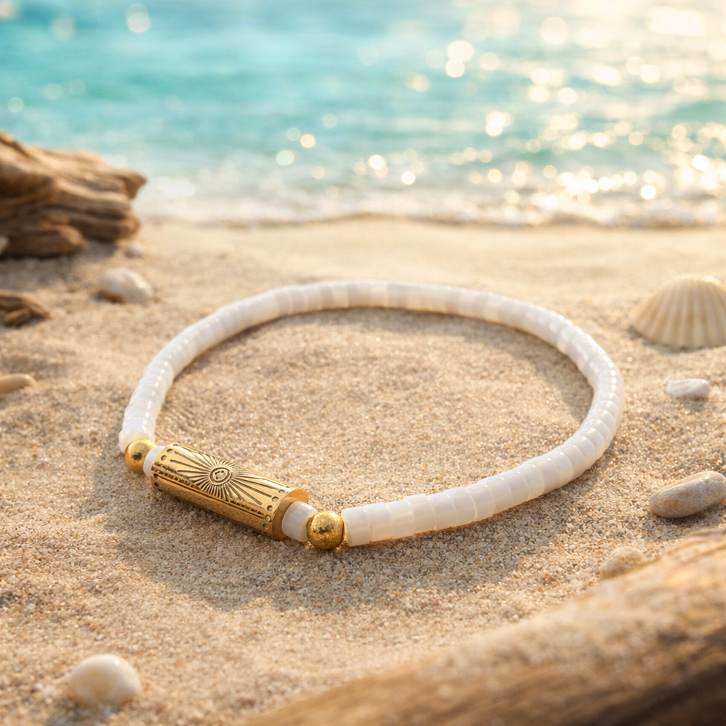 ZARLOR – Bracelet écume - Lagon sacré