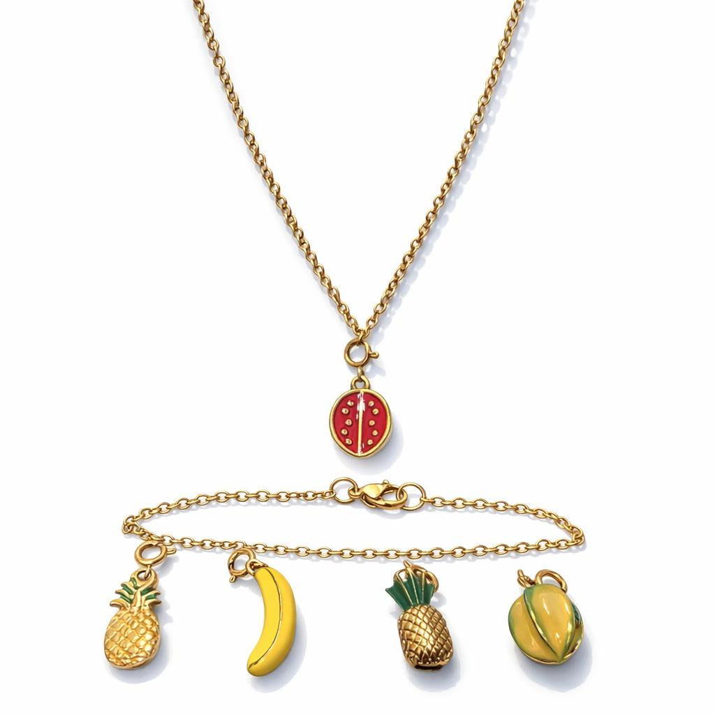 Parure - breloque fruit tropical